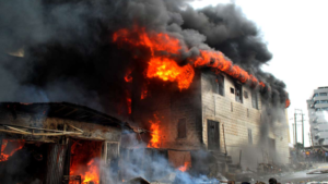 Raging-inferno-on-a-building
