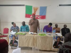 Eze Addressing the party members