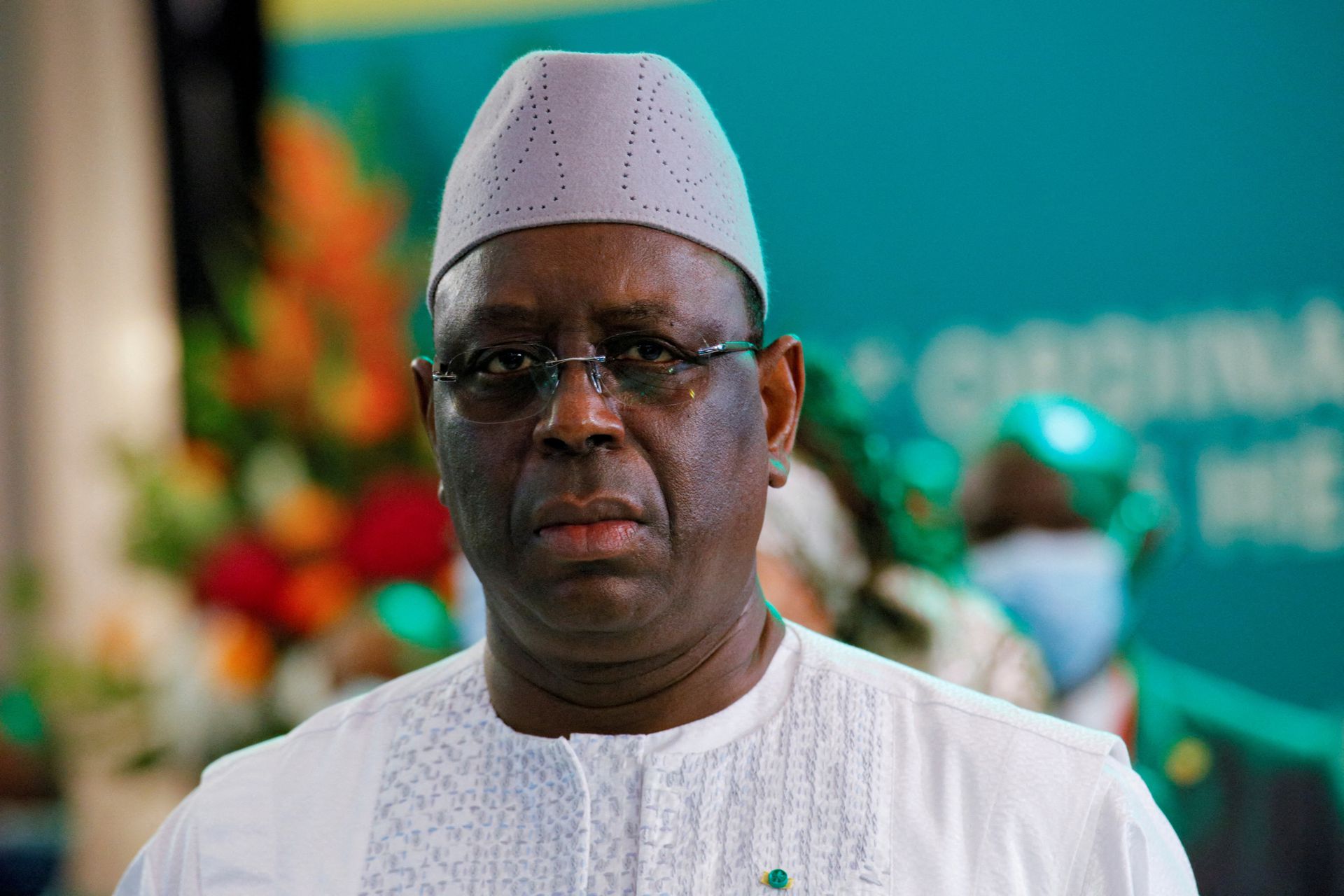 Senegal’s President Macky Sall attends the ECOWAS summit to discuss transitional roadmap for Mali, Burkina Faso and Guinea, in Accra, Ghana, July 3, 2022. REUTERS/Francis Kokoroko/File Photo/File Photo