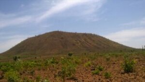 A beautiful rock formation in Biu