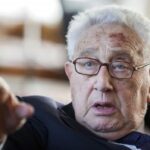 Former U.S. secretary of state Henry Kissinger