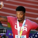 At age 27, Fred Kerley is the world’s fastest man. (Steph Chambers/Getty Images)