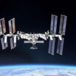 The International Space Station (ISS) photographed by Expedition 56 crew members from a Soyuz spacecraft after undocking, October 4, 2018. NASA/Roscosmos/Handout via REUTERS/File Photo