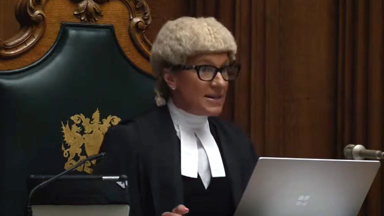UK crown court judge’s sentencing broadcast for first time