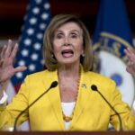 FILE – House Speaker Nancy Pelosi, D-Calif., speaks at the Capitol in Washington, July 21, 2022. U.S. officials say they have little fear that China would attack Pelosi’s plane if she flies to Taiwan. But the House Speaker would be entering one of the world’s hottest spots where a mishap, misstep or misunderstanding could endanger her safety. (AP Photo/J. Scott Applewhite, File)
