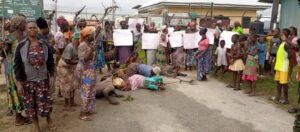 Delta: Women send SOS to Okowa, protest incessant shooting by oil bunkerers in community