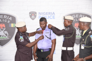 Policeman caught flogging man with machete in viral video fired