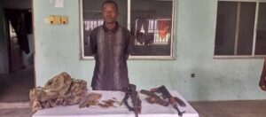 Gombe police arrest suspected kidnapper, recover AK-47