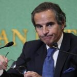 FILE – Director General of the International Atomic Energy Agency (IAEA) Rafael Grossi speaks during a news conference in Tokyo, May 20, 2022. Grossi said Monday, Aug. 29, 2022 that the U.N. nuclear watchdog’s long-awaited expert mission to the Zaporizhzhia power plant in Ukraine “is now on its way.” (AP Photo/Hiro Komae, File)
