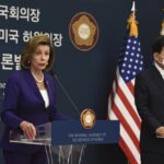 U.S. House Speaker Nancy Pelosi, left, and South Korean National Assembly Speaker Kim Jin Pyo attend a joint press announcement after their meeting at the National Assembly in Seoul, Thursday, Aug. 4, 2022. (Kim Min-Hee/Pool Photo via AP)