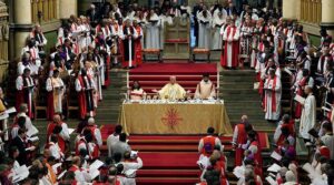 Justin Welby led the opening service of the conference