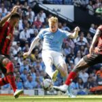 De Bruyne scored 15 goals and made eight assists from 30 Premier League appearances last season – he has one goal and two assists from his first two games of this campaign