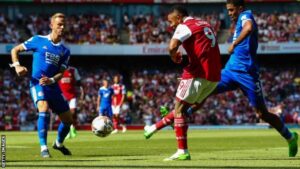 Gabriel Jesus has scored eight goals in his past nine Premier League appearances – six for Manchester City and two for Arsenal
