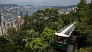 Hong Kong’s Peak Tram reopens after 14 months
