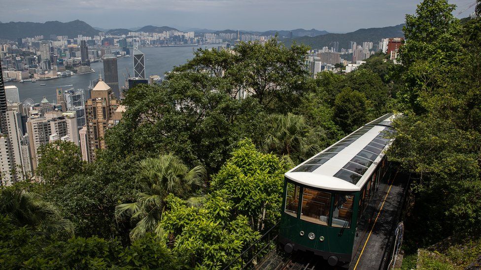 Hong Kong’s Peak Tram reopens after 14 months