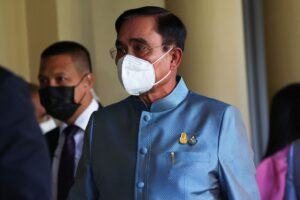 Thailand Prime Minister Prayuth Chan-ocha attends a weekly cabinet meeting ahead of a Constitutional Court decision on when his eight-year PM terms ends at the Government House in Bangkok, Thailand, August 23, 2022. REUTERS/Athit Perawongmetha