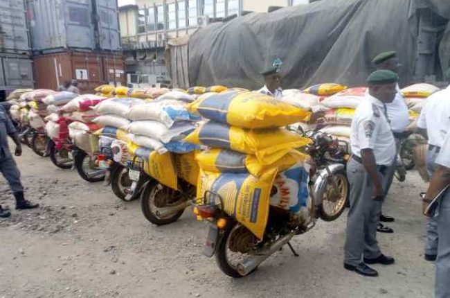 Customs intercepts 34,725 litres of smuggled petrol, 12 trailers of rice, expired seasoning