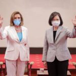 US House of Representatives Speaker Nancy Pelosi attends a meeting with Taiwan President Tsai Ing-wen at the presidential office in Taipei, Taiwan August 3, 2022. Taiwan Presidential Office/Handout via REUTERS