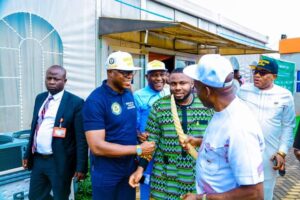 Gov. Soludo with Dr Omenugha and other YESS members