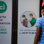 A man enters a vaccination center to receive a dose of the Monkeypox vaccine in Nice, France, July 27, 2022. REUTERS/Eric Gaillard/Files