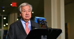 UN Secretary-General Antonio Guterres