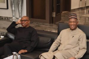 Peter Obi (L), Datti Baba-Ahmed (R)