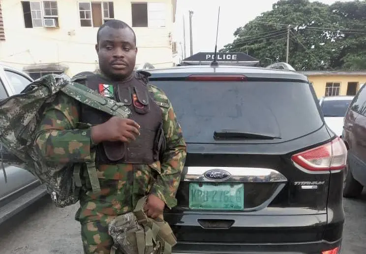 Police arrest fake Army captain for robbery  