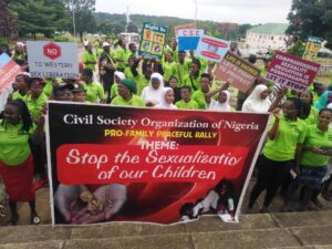 Protesting CSOs