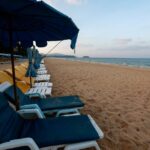 Empty chairs are seen on a beach which is usually full of tourists, amid fear of coronavirus in Phuket, Thailand March 11, 2020. REUTERS/Soe Zeya Tun/File Photo
