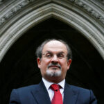 FILE PHOTO: Author Salman Rushdie arrives at the High Court in London