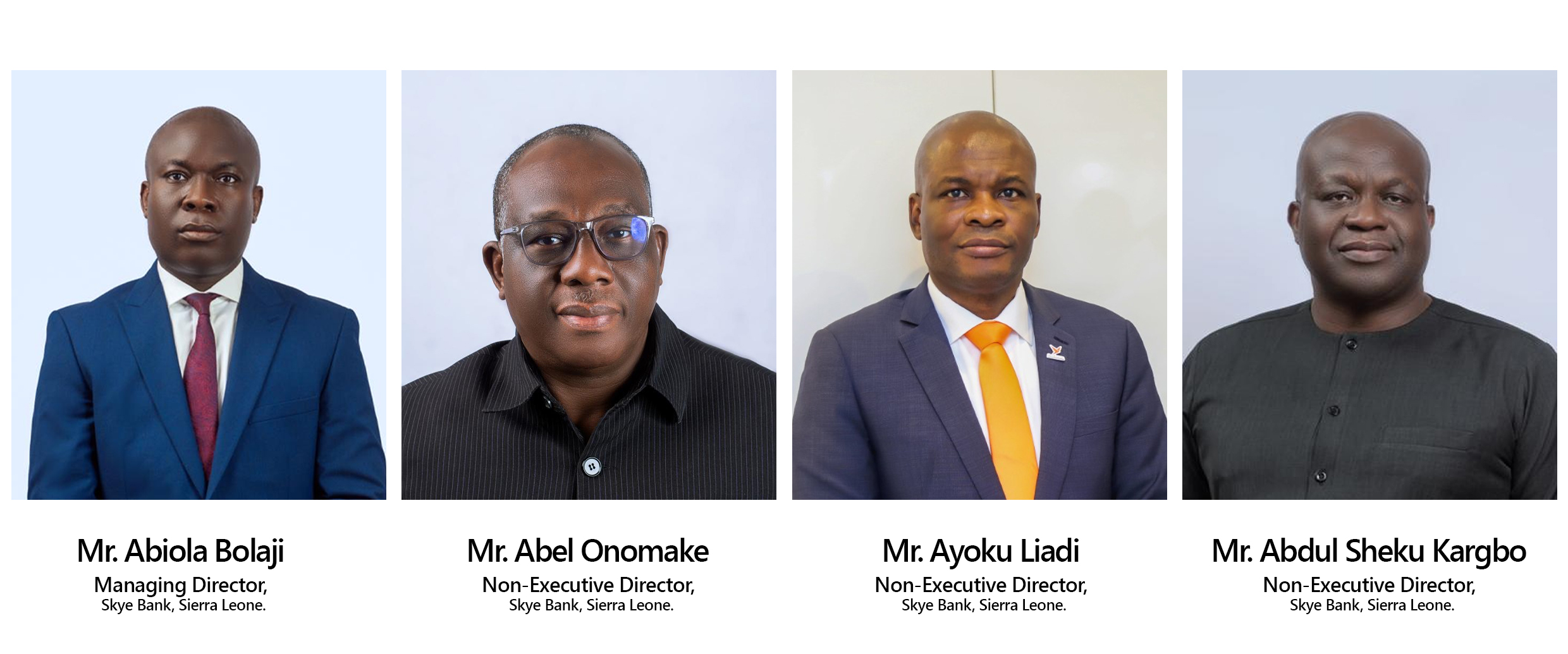 Skye Bank, Sierra Leone Directors