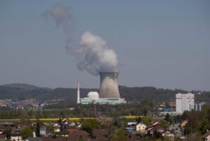 A general view shows the nuclear power plant KKW Leibstadt of Swiss energy company Kernkraftwerk Leibstadt AG near Leibstadt, Switzerland April 20, 2022. REUTERS/Arnd Wiegmann