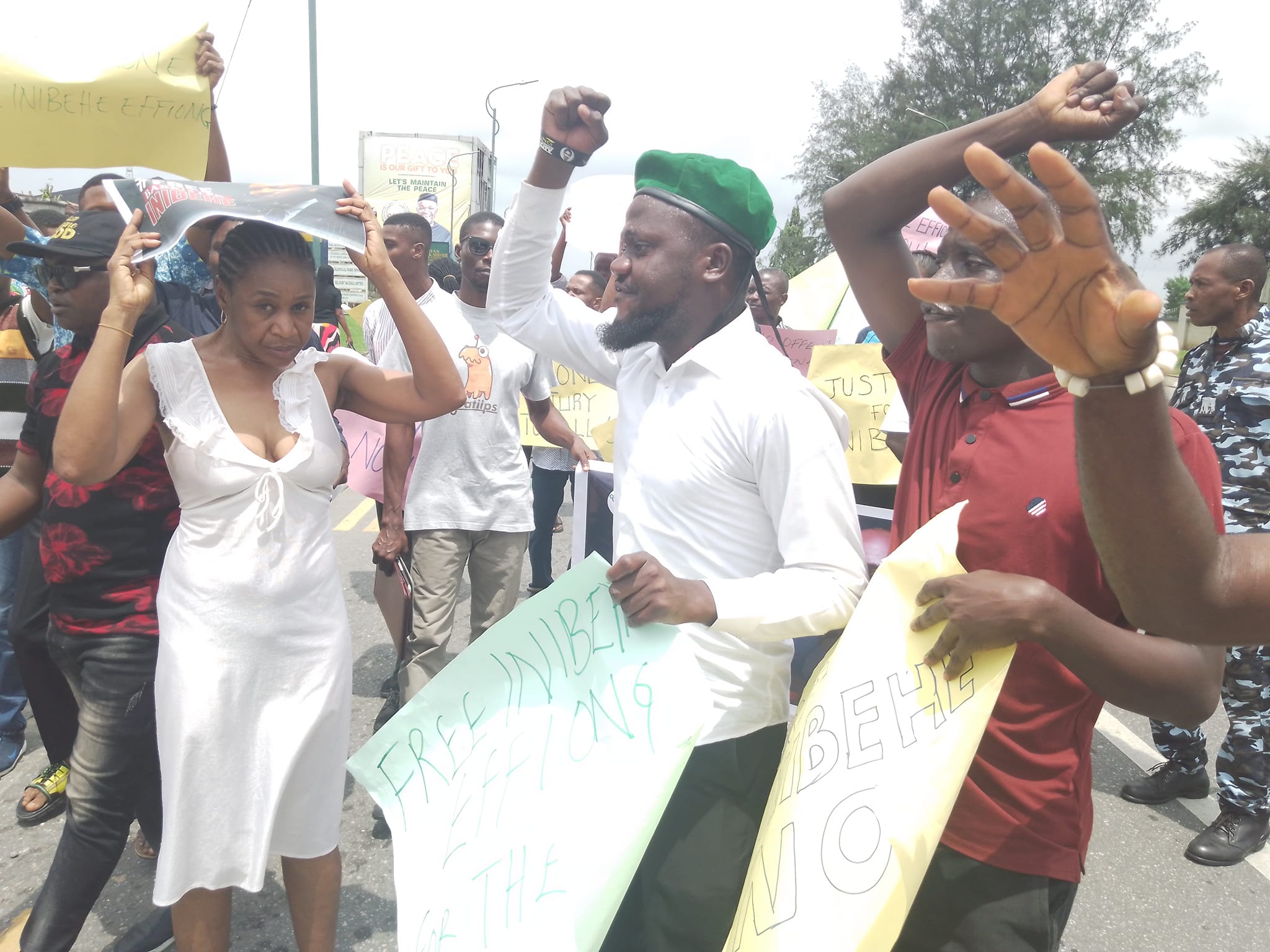 The ‘nude protest’ to free Inibehe Effiong