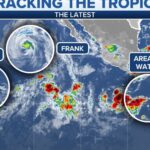 Tropical Storm Frank weakening off Mexico’s Pacific coast