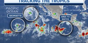 Tropical Storm Frank weakening off Mexico’s Pacific coast