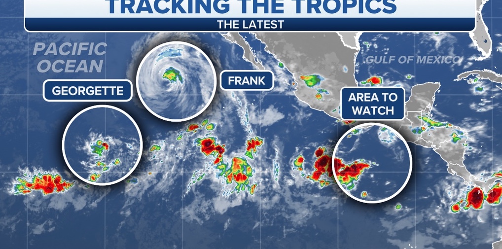 Tropical Storm Frank weakening off Mexico’s Pacific coast
