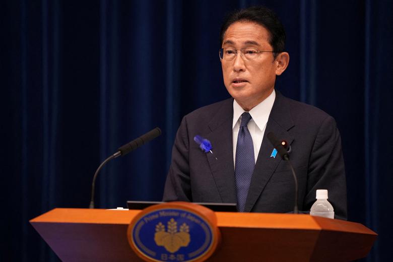 Japan’s Prime Minister Fumio Kishida delivers a speech at his official residence in Tokyo, Japan July 14, 2022. Xinhua/Zhang Xiaoyu/Pool via REUTERS/File Photo