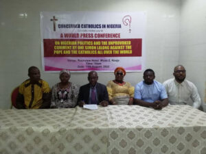 Road to 2023: Catholic group berates Gov Lalong over attempt to drag Pope Francis into politics