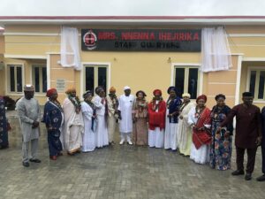Abuja: NAOWA commissions staff quarters, multipurpose school hall
