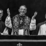 FILE – Pope John Paul I, flanked by Masters of the pontifical ceremonies, Monsignor Virgilio Noe’, right, and Monsignor Orazio Cocchetti, left, smiles as he appears at the lodge window of St. Peter’s Basilica soon after his election Saturday, Aug. 26, 1978. On Sunday, Sept. 4, 2022, Pope Francis will beatify John Paul I, the last formal step before on the path to possible sainthood. (AP Photo)