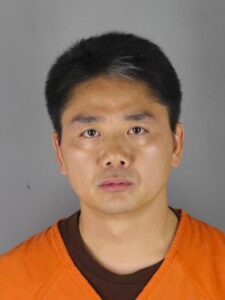 FILE – This 2018 file photo provided by the Hennepin County Sheriff’s Office shows Chinese billionaire Liu Qiangdong, also known as Richard Liu, the founder of the Beijing-based e-commerce site JD.com. The Chinese billionaire and one of the richest men in the world is heading to trial in Minneapolis starting Thursday, Sept. 29, 2022, to defend himself against allegations that he raped a former University of Minnesota student after a night of dinner and drinks in 2018. (Hennepin County Sheriff’s Office via AP, File)