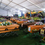 Mass funeral of South African teenagers who died in East London tavern