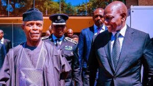 Osinbajo at Ruto’s inauguration in Kenya says it’s celebration of democracy
