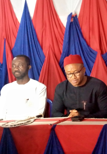Anambra NUJ Chairman, Dr Emeka Odogwu and YPP’s Umeadi