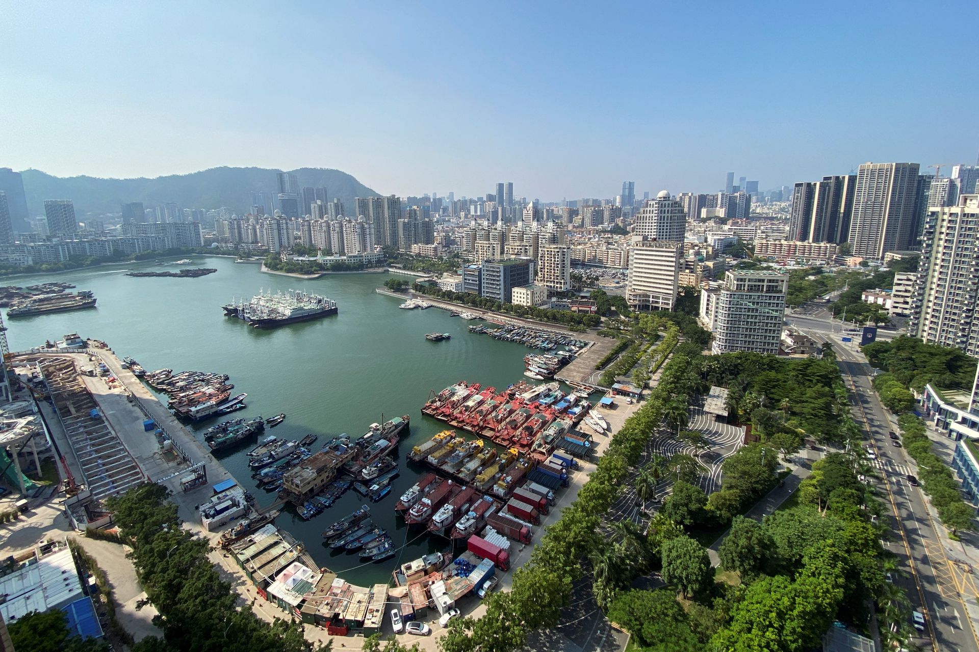 A general view of Shekou area in Nanshan district of Shenzhen, Guangdong province, China September 3, 2022. REUTERS/David Kirton