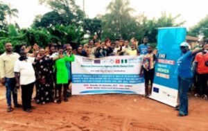 The participants at the closing of the two weeks Advocacy Dialogue with the Stakeholders on Violence Against Women and Girls on Saturday in Onicha, Ebonyi on Saturday, Sept. 3, 2022