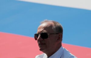 Russian Security Council Secretary Nikolai Patrushev attends a World War Two Victory Day anniversary parade in Red Square in Moscow, Russia, June 24, 2020. REUTERS/Maxim Shemetov