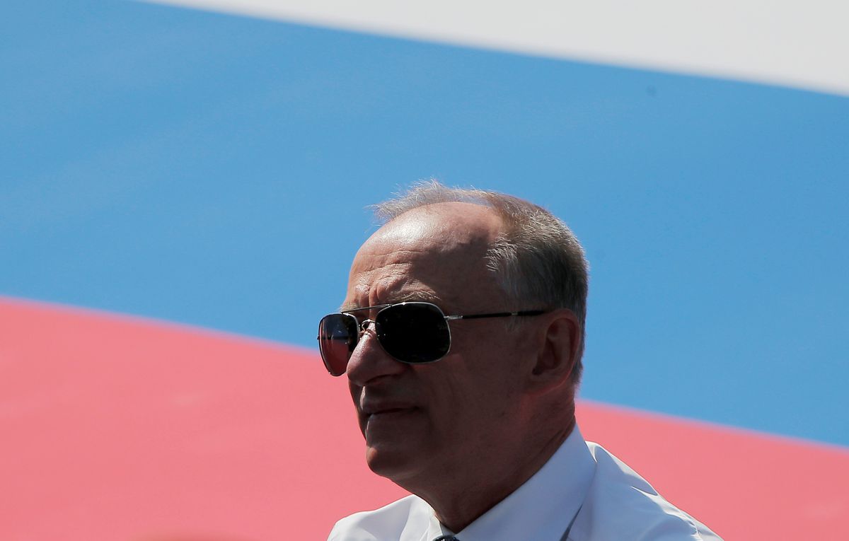 Russian Security Council Secretary Nikolai Patrushev attends a World War Two Victory Day anniversary parade in Red Square in Moscow, Russia, June 24, 2020. REUTERS/Maxim Shemetov