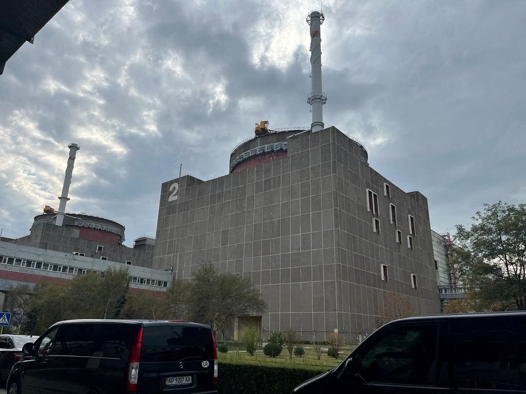 A view shows the Russian-controlled Zaporizhzhia Nuclear Power Plant during a visit by members of the International Atomic Energy Agency (IAEA) expert mission, in the course of Ukraine-Russia conflict outside Enerhodar in the Zaporizhzhia region, Ukraine, in this picture released September 2, 2022. International Atomic Energy Agency (IAEA)/Handout via REUTERS