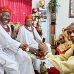 Ohworode-of-Olomu-Kingdom-praying-for-Okakuro-Ede-Dafinone
